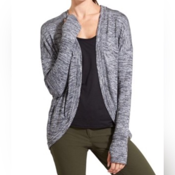 Athleta Dark Mark Pose Cardigan Size Small - Picture 1 of 11